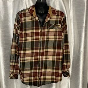 Legendary Whitetails Men’s XLT Plaid Button Up Flannel Long Sleeve Shirt